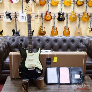 Fender Custom Shop 1961 Stratocaster Relic AAA Rosewood Slab Board Maple Neck Black - Image 8