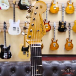 Fender Custom Shop 1961 Stratocaster Relic AAA Rosewood Slab Board Maple Neck Black - Image 4