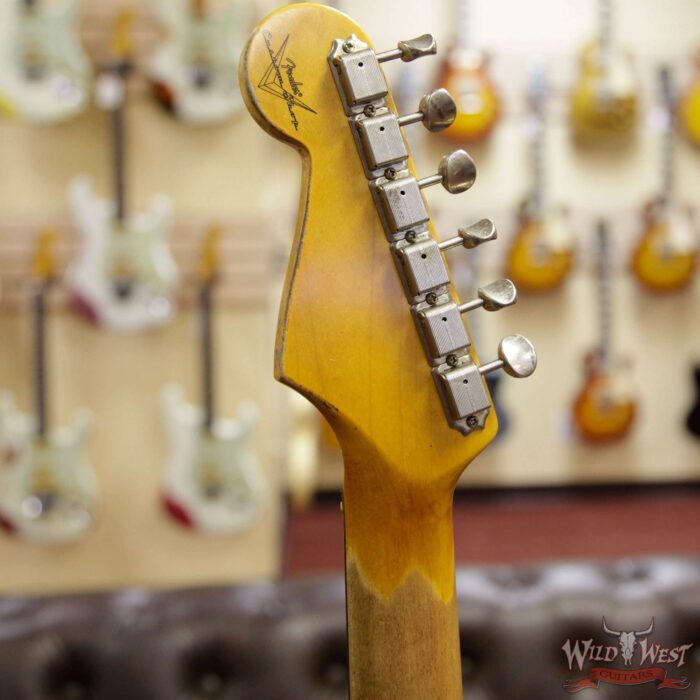 Fender Custom Shop 1961 Stratocaster Heavy Relic AAA Rosewood Slab Fingerboard Surf Green - Image 9
