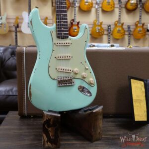 Fender Custom Shop 1961 Stratocaster Relic AAA Rosewood Slab Board with Maple Neck Surf Green - Image 8