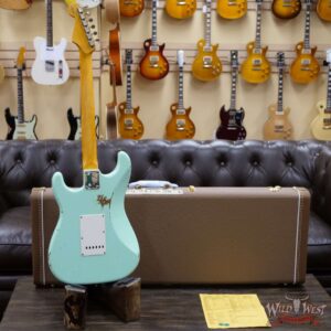 Fender Custom Shop 1961 Stratocaster Relic AAA Rosewood Slab Board with Maple Neck Surf Green - Image 10