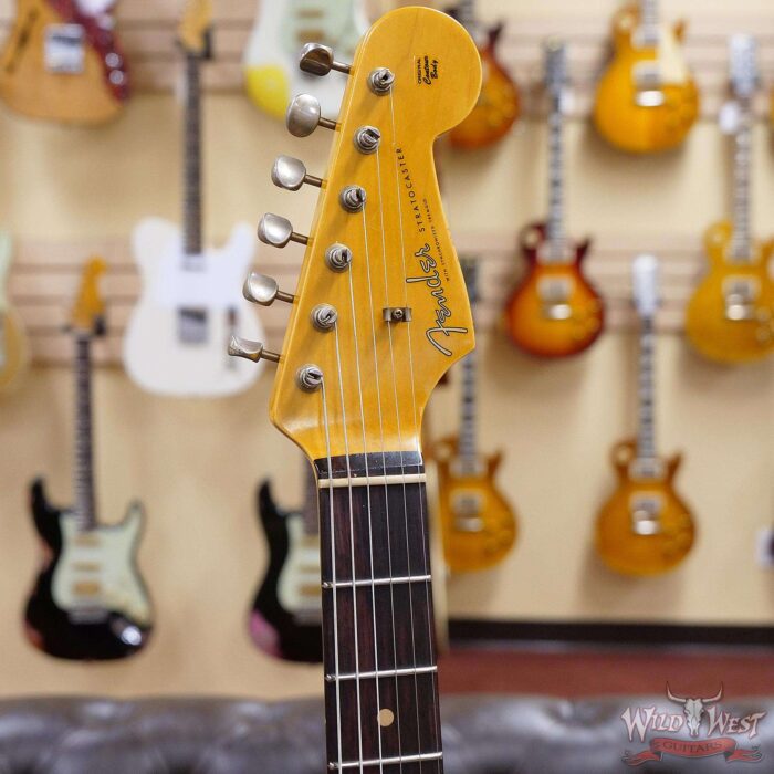 Fender Custom Shop 1961 Stratocaster Relic AAA Rosewood Slab Board with Maple Neck Surf Green - Image 7