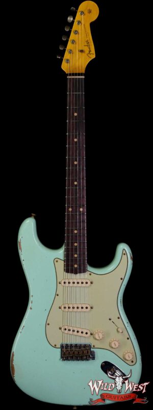 Fender Custom Shop 1961 Stratocaster Relic AAA Rosewood Slab Board with Maple Neck Surf Green