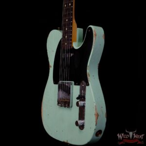 Fender Custom Shop 1961 Telecaster Relic Quater-Sawn Maple AAA Rosewood Fingerboard Surf Green - Image 2