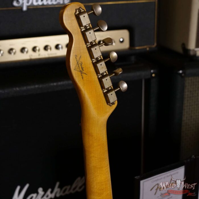 Fender Custom Shop 1961 Telecaster Relic Quater-Sawn Maple AAA Rosewood Fingerboard Surf Green - Image 10