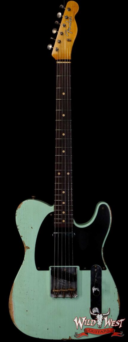 Fender Custom Shop 1961 Telecaster Relic Quater-Sawn Maple AAA Rosewood Fingerboard Surf Green
