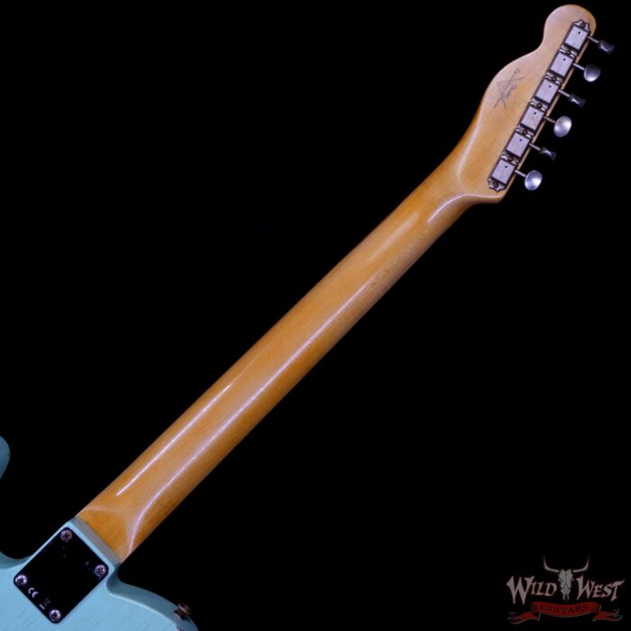 Fender Custom Shop 1961 Telecaster Relic Quater-Sawn Maple AAA Rosewood Fingerboard Surf Green - Image 5