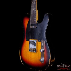 Fender Custom Shop 1961 Telecaster Relic Quater-Sawn Maple AAA Rosewood Fingerboard 3 Tone Sunburst - Image 2