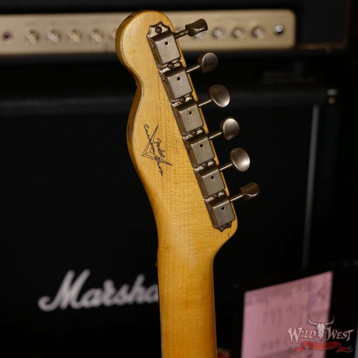 Fender Custom Shop 1961 Telecaster Relic Quater-Sawn Maple AAA Rosewood Fingerboard 3 Tone Sunburst - Image 10
