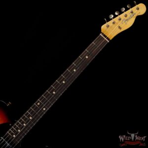 Fender Custom Shop 1961 Telecaster Relic Quater-Sawn Maple AAA Rosewood Fingerboard 3 Tone Sunburst - Image 4