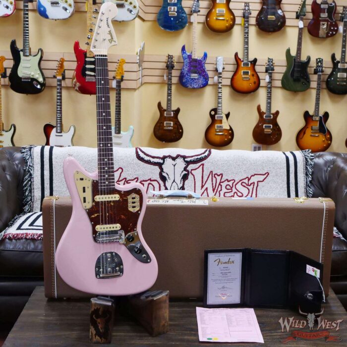 Fender Custom Shop 1962 Jaguar Rosewood Fingerboard NOS Shell Pink - Image 6