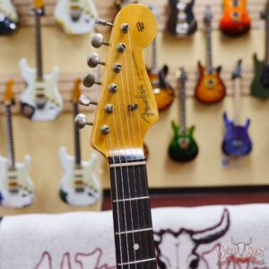 Fender Custom Shop 1962 Stratocaster Hand-Wound Pickups AAA Dark Rosewood Slab Board Heavy Relic Fiesta Red - Image 7