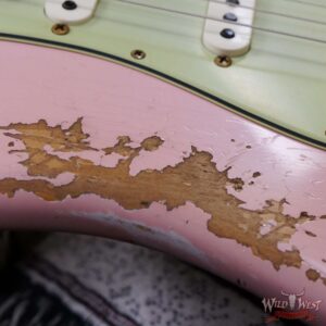 Fender Custom Shop 1962 Stratocaster Hand-Wound Pickups AAA Dark Rosewood Slab Board Heavy Relic Shell Pink - Image 9
