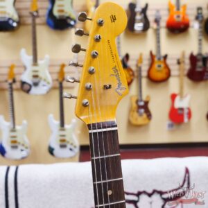 Fender Custom Shop 1962 Stratocaster Hand-Wound Pickups AAA Dark Rosewood Slab Board Relic 3 Tone Sunburst - Image 7