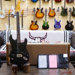 Fender Custom Shop 1962 Stratocaster Hand-Wound Pickups AAA Dark Rosewood Slab Board Relic Black (Black Pickguard) - Image 6