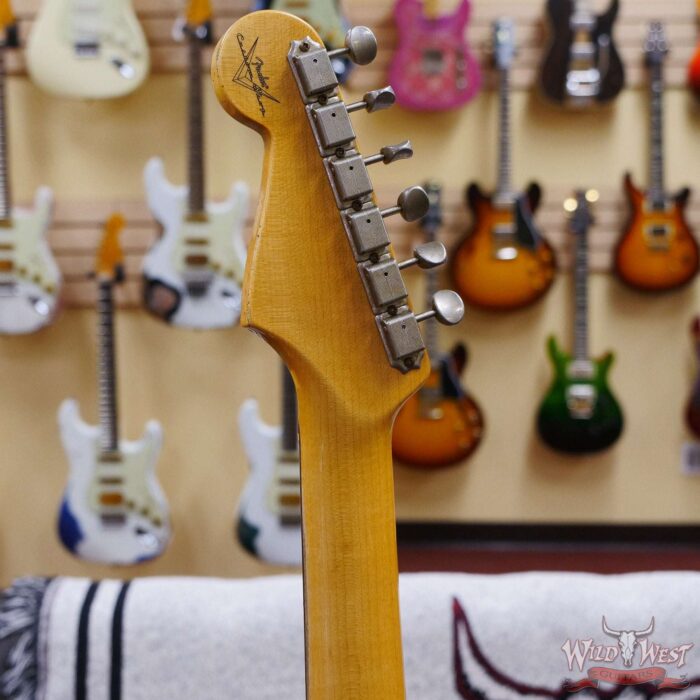 Fender Custom Shop 1962 Stratocaster Hand-Wound Pickups AAA Dark Rosewood Slab Board Relic Candy Apple Red - Image 10