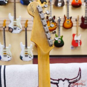 Fender Custom Shop 1962 Stratocaster Hand-Wound Pickups AAA Dark Rosewood Slab Board Relic Candy Apple Red - Image 11