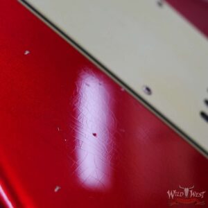 Fender Custom Shop 1962 Stratocaster Hand-Wound Pickups AAA Dark Rosewood Slab Board Relic Candy Apple Red - Image 13
