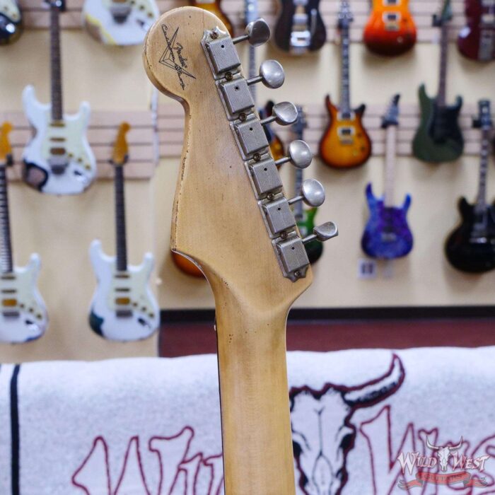 Fender Custom Shop 1962 Stratocaster Hand-Wound Pickups AAA Dark Rosewood Slab Board Relic Sonic Blue - Image 11
