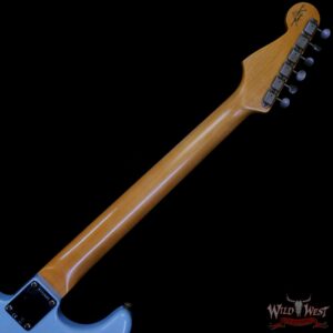 Fender Custom Shop 1962 Stratocaster Hand-Wound Pickups AAA Dark Rosewood Slab Board Relic Sonic Blue - Image 5