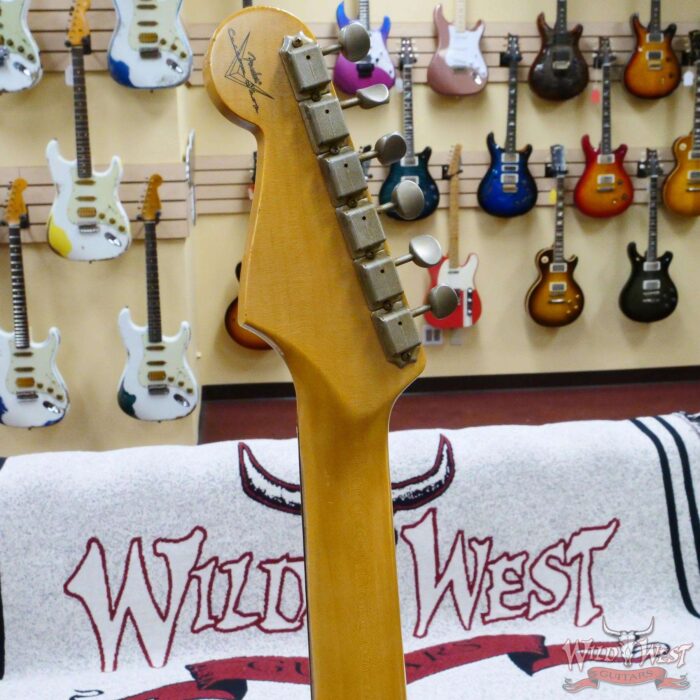 Fender Custom Shop 1962 Stratocaster Hand-Wound Pickups AAA Dark Rosewood Slab Board Relic Sonic Blue - Image 11