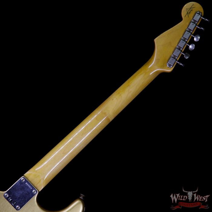 Fender Custom Shop 1962 Stratocaster HSS EVH Pickup Relic Rosewood Fingerboard Aztec Gold - Image 10