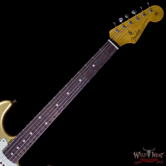 Fender Custom Shop 1962 Stratocaster HSS EVH Pickup Relic Rosewood Fingerboard Aztec Gold - Image 8
