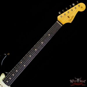 Fender Custom Shop 1962 Stratocaster Hardtail Hand-Wound Pickups AAA Dark Rosewood Slab Board Relic Black 6.65 LBS - Image 4