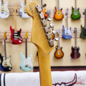 Fender Custom Shop 1962 Stratocaster Hardtail Hand-Wound Pickups AAA Dark Rosewood Slab Board Relic Fiesta Red - Image 10
