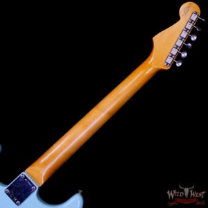 Fender Custom Shop 1962 Stratocaster Hardtail Hand-Wound Pickups AAA Dark Rosewood Slab Board Relic Surf Green 6.90 LBS - Image 5