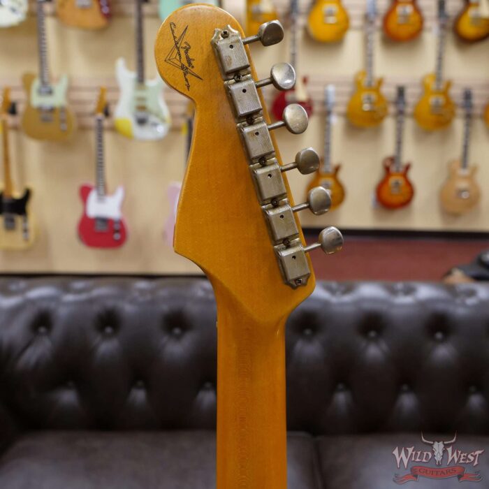 Fender Custom Shop 1962 Stratocaster Relic AAA Rosewood Board with Quartersawn Maple Neck Aged Sonic Blue - Image 10