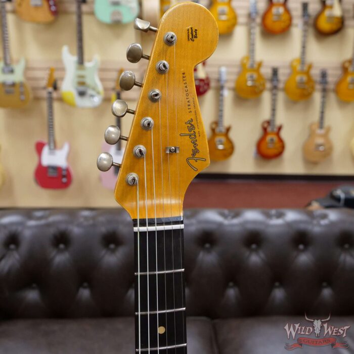 Fender Custom Shop 1962 Stratocaster Relic AAA Rosewood Board with Quartersawn Maple Neck Aged Sonic Blue - Image 7