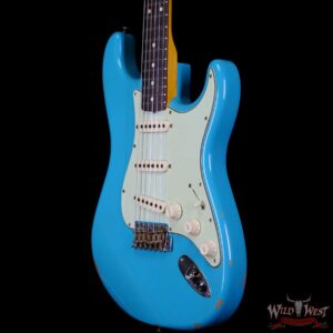 Fender Custom Shop 1962 Stratocaster Relic AAA Rosewood Board with Quartersawn Maple Neck Taos Turquoise - Image 2