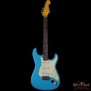 Fender Custom Shop 1962 Stratocaster Relic AAA Rosewood Board with Quartersawn Maple Neck Taos Turquoise - Image 3