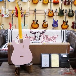 Fender Custom Shop 1962 Telecaster Custom Rosewood Slab Board Hand-Wound Pickups Relic Shell Pink 7.30 lbs - Image 8