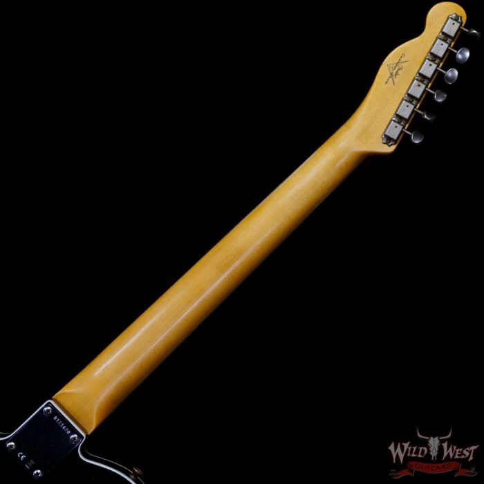 Fender Custom Shop 1962 Telecaster Custom Rosewood Slab Board Hand-Wound Pickups Relic Black - Image 5