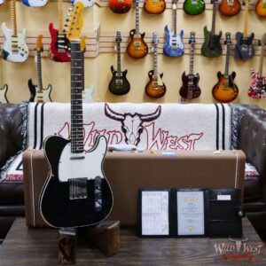 Fender Custom Shop 1962 Telecaster Custom Rosewood Slab Board Hand-Wound Pickups Relic Black - Image 6