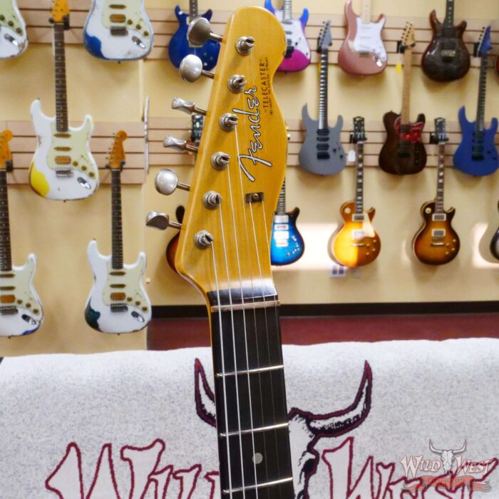 Fender Custom Shop 1962 Telecaster Custom Rosewood Slab Board Hand-Wound Pickups Relic Lake Placid Blue - Image 7