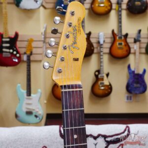 Fender Custom Shop 1962 Telecaster Custom Rosewood Slab Board Hand-Wound Pickups Heavy Relic Vintage White - Image 7