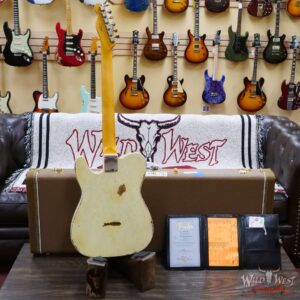 Fender Custom Shop 1962 Telecaster Custom Rosewood Slab Board Hand-Wound Pickups Heavy Relic Vintage White - Image 10