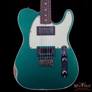 Fender Custom Shop 1962 Telecaster Custom Relic HH EVH Pickups Rosewood Fingerboard British Racing Green - Image 3
