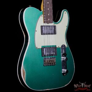 Fender Custom Shop 1962 Telecaster Custom Relic HH EVH Pickups Rosewood Fingerboard British Racing Green - Image 4