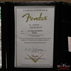 Fender Custom Shop 1962 Telecaster Custom Relic HH EVH Pickups Rosewood Fingerboard British Racing Green - Image 10