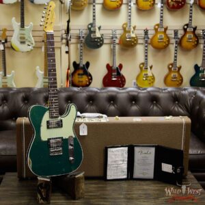 Fender Custom Shop 1962 Telecaster Custom Relic HH EVH Pickups Rosewood Fingerboard British Racing Green - Image 11