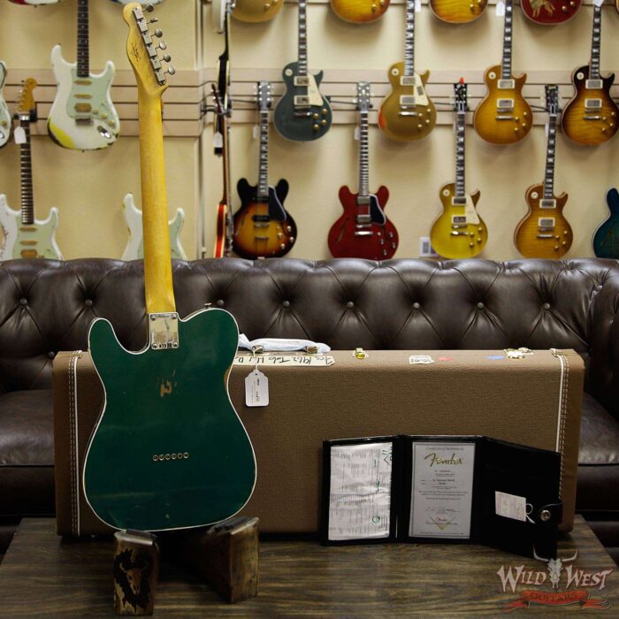 Fender Custom Shop 1962 Telecaster Custom Relic HH EVH Pickups Rosewood Fingerboard British Racing Green - Image 14