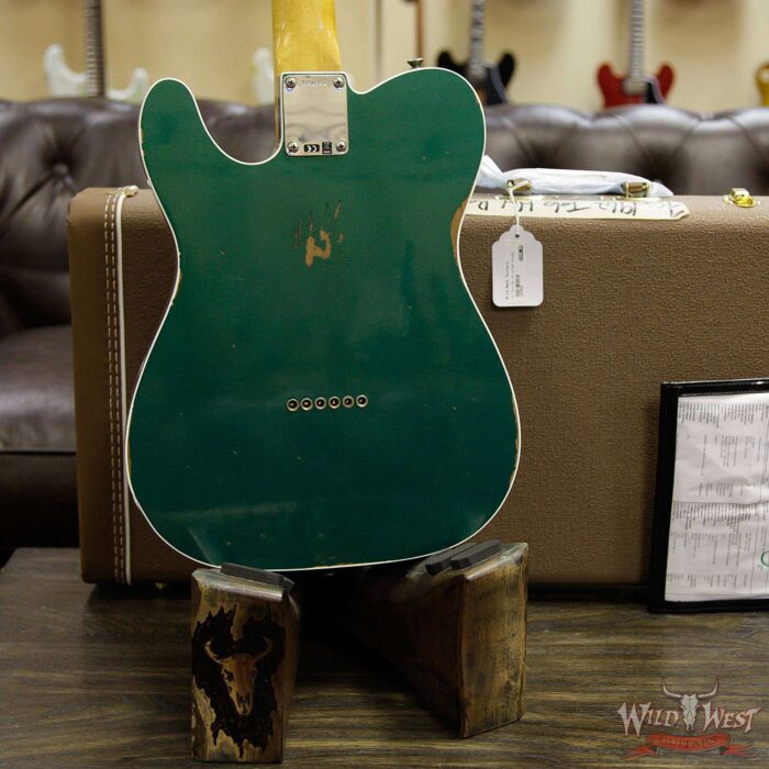 Fender Custom Shop 1962 Telecaster Custom Relic HH EVH Pickups Rosewood Fingerboard British Racing Green - Image 16