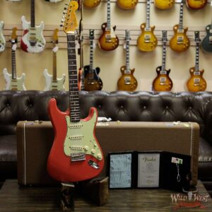 Fender Custom Shop 1963 Stratocaster Journeyman Relic with Dirty Neck AAA Rosewood Board Fiesta Red - Image 13