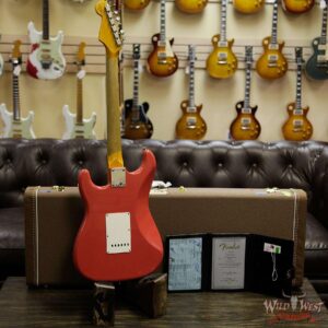 Fender Custom Shop 1963 Stratocaster Journeyman Relic with Dirty Neck AAA Rosewood Board Fiesta Red - Image 15