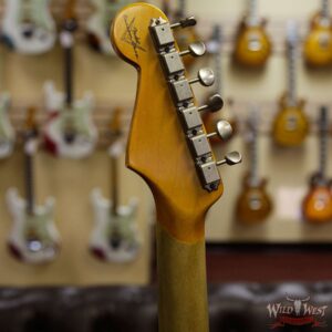 Fender Custom Shop 1963 Stratocaster Journeyman Relic with Dirty Neck AAA Rosewood Board Fiesta Red - Image 9