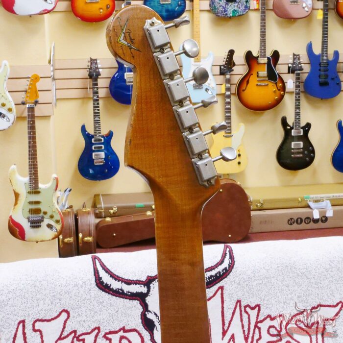 Fender Custom Shop Limited Edition 1963 63’ Stratocaster Roasted Quartersawn Maple Neck Relic Super Faded Aged Shell Pink 7.65 LBS - Image 11